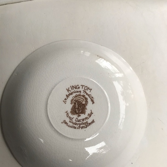 King Tom antique plate by Ironstone - Picture 7 of 7